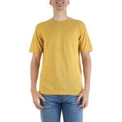 Υφασμάτινα Άνδρας T-shirt με κοντά μανίκια Yes Zee M716-DH00 Yellow