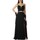 Υφασμάτινα Γυναίκα Μακριά Φορέματα Sandro Ferrone S113XBCFAME Black