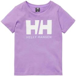 Υφασμάτινα Κορίτσι T-shirt με κοντά μανίκια Helly Hansen  Violet