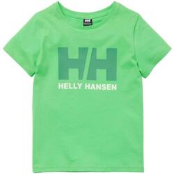Υφασμάτινα Αγόρι T-shirt με κοντά μανίκια Helly Hansen  Green