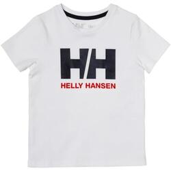 Υφασμάτινα Αγόρι T-shirt με κοντά μανίκια Helly Hansen  Άσπρο