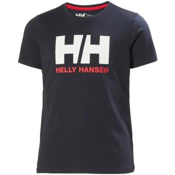 Υφασμάτινα Αγόρι T-shirt με κοντά μανίκια Helly Hansen  Μπλέ