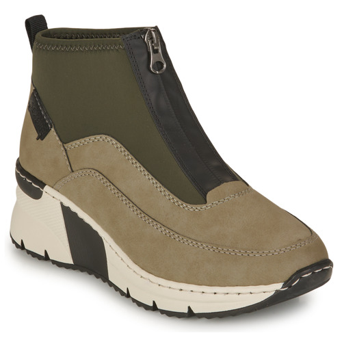 Παπούτσια Γυναίκα Ψηλά Sneakers Rieker N6352-52 Grey / Kaki