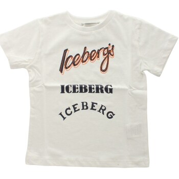 Υφασμάτινα Γυναίκα T-shirt με κοντά μανίκια Iceberg TSICE3122B Άσπρο