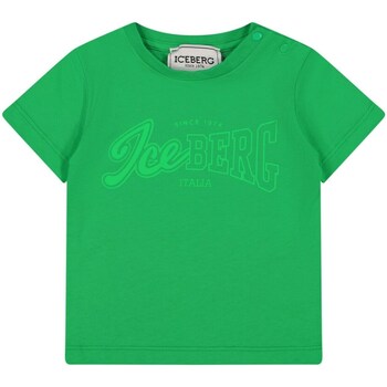 Υφασμάτινα Γυναίκα T-shirt με κοντά μανίκια Iceberg TSICE3113B Green