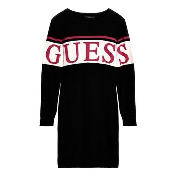 Υφασμάτινα Κορίτσι Κοντά Φορέματα Guess J3BK16 Black