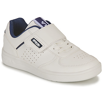 Παπούτσια Παιδί Χαμηλά Sneakers Fila C. COURT VELCRO KIDS Άσπρο / Μπλέ