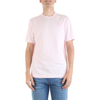 Υφασμάτινα Άνδρας T-shirt με κοντά μανίκια Blauer 23SBLUH02096-4547 Ροζ