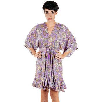 Υφασμάτινα Γυναίκα Κοντά Φορέματα Isla Bonita By Sigris Κοντό Φόρεμα Violet