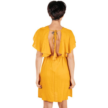 Isla Bonita By Sigris Κοντό Φόρεμα Yellow
