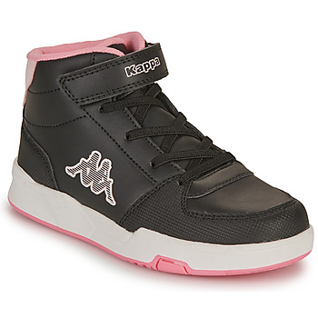 Παπούτσια Κορίτσι Ψηλά Sneakers Kappa OSCAR MID KID EV Black / Ροζ