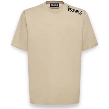 Υφασμάτινα Άνδρας T-shirt με κοντά μανίκια Disclaimer 53491 Beige