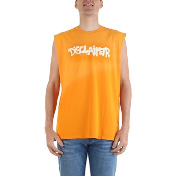 Υφασμάτινα Άνδρας T-shirt με κοντά μανίκια Disclaimer 53650 Orange