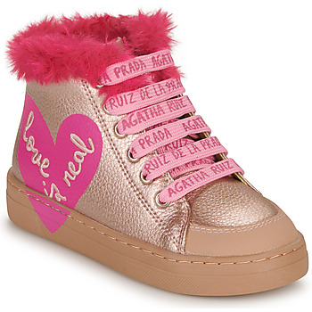 Παπούτσια Κορίτσι Ψηλά Sneakers Agatha Ruiz de la Prada BETTYL Ροζ