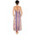Υφασμάτινα Γυναίκα Μακριά Φορέματα Isla Bonita By Sigris Φόρεμα Midi Violet