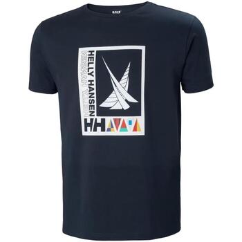 Υφασμάτινα Άνδρας T-shirt με κοντά μανίκια Helly Hansen  Μπλέ