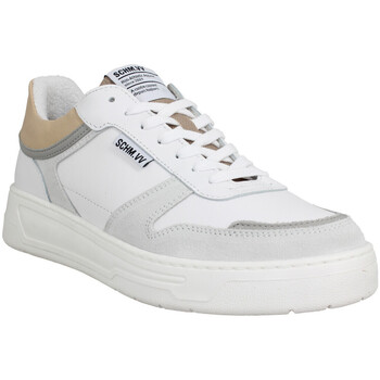 Παπούτσια Άνδρας Sneakers Schmoove Smatch Sneaker Cuir Suede Homme Blanc Naturel Άσπρο
