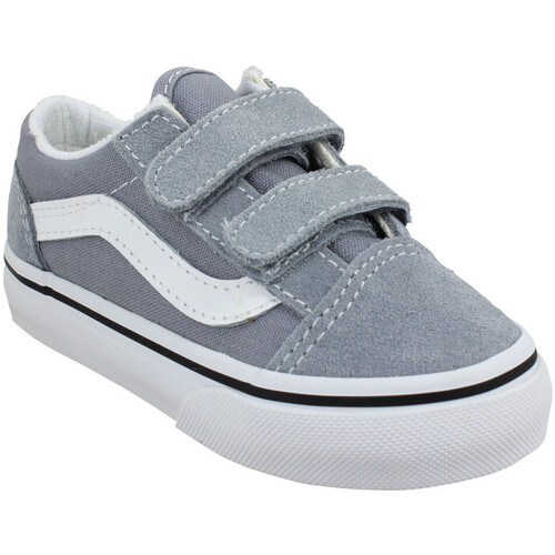 Παπούτσια Παιδί Sneakers Vans Old Skool V Velours Toile Enfant Tradewinds Grey