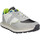 Παπούτσια Άνδρας Sneakers Blauer Nash 01 Velours Toile Homme Blanc Gris Άσπρο