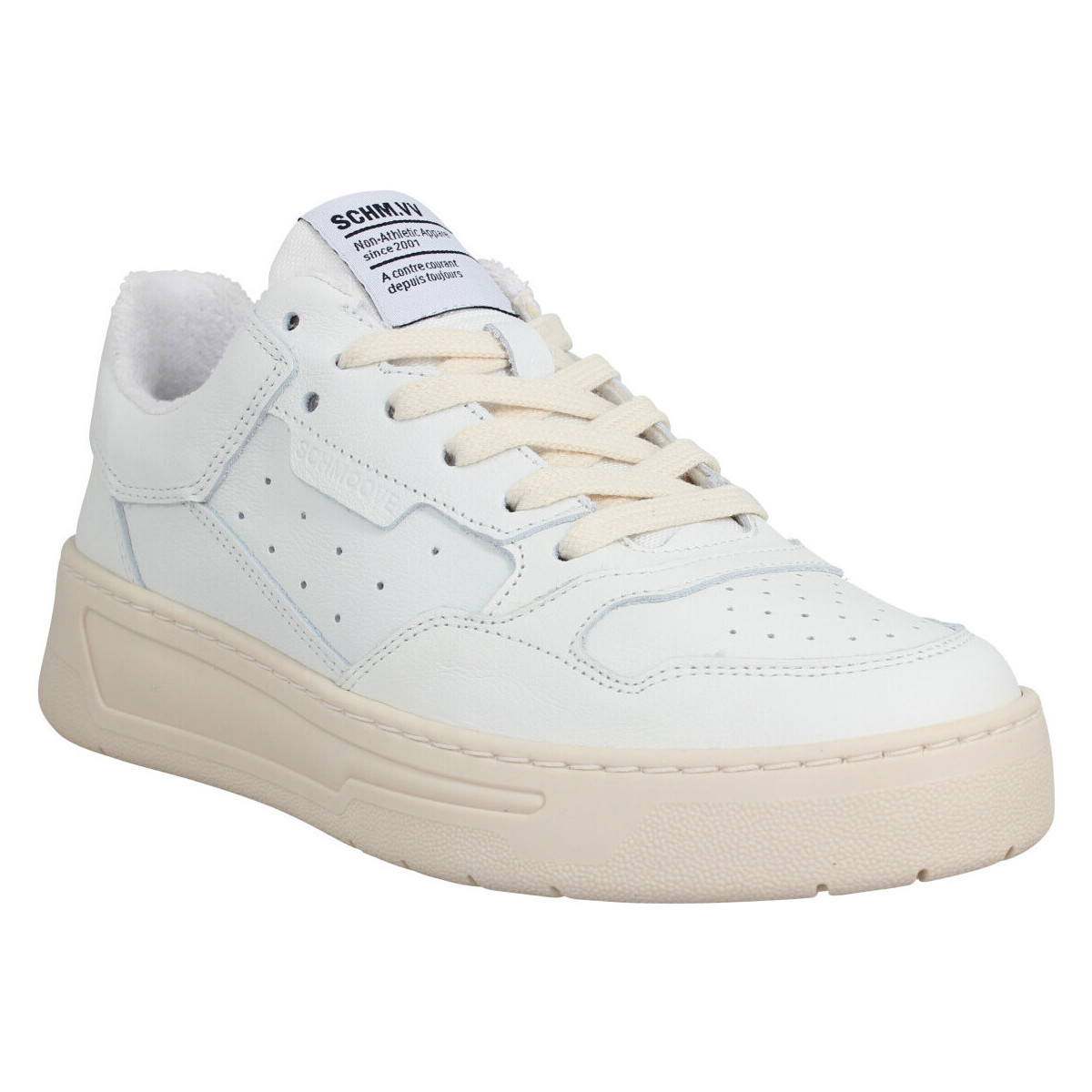 Sneakers Schmoove Smatch New Trainer Cuir Femme Blanc