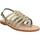 Παπούτσια Γυναίκα Σανδάλια / Πέδιλα Spartiates Phoceennes 5lc Cuir Millenium Femme Or Gold