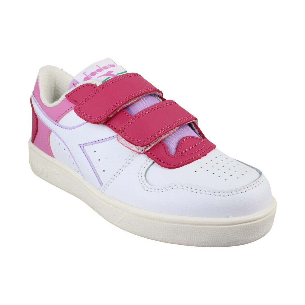 Sneakers Diadora Magic Basket Low Cuir Simili Enfant Pink