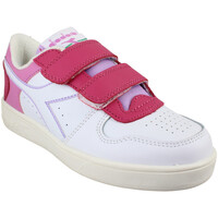 Παπούτσια Παιδί Sneakers Diadora Magic Basket Low Cuir Simili Enfant Pink Ροζ