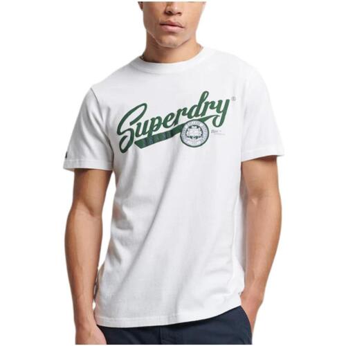 Υφασμάτινα Άνδρας T-shirt με κοντά μανίκια Superdry  Άσπρο