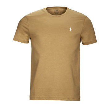 Υφασμάτινα Άνδρας T-shirt με κοντά μανίκια Polo Ralph Lauren T-SHIRT AJUSTE EN COTON Beige