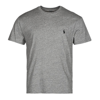 Υφασμάτινα Άνδρας T-shirt με κοντά μανίκια Polo Ralph Lauren T-SHIRT AJUSTE EN COTON Grey / Chiné