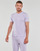 Υφασμάτινα Άνδρας T-shirt με κοντά μανίκια Polo Ralph Lauren T-SHIRT AJUSTE EN COTON LOGO CENTRAL Μώβ
