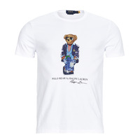 Υφασμάτινα Άνδρας T-shirt με κοντά μανίκια Polo Ralph Lauren T-SHIRT AJUSTE EN COTON REGATTA BEAR Άσπρο / Ασπρό / Regatta / Bear