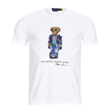 Υφασμάτινα Άνδρας T-shirt με κοντά μανίκια Polo Ralph Lauren T-SHIRT AJUSTE EN COTON REGATTA BEAR Άσπρο / Ασπρό / Regatta / Bear