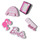 Αξεσουάρ Accessoires Υποδήματα Crocs JIBBITZ Barbie 5Pck Multicolour