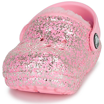 Crocs Classic Lined Glitter Clog T Ροζ