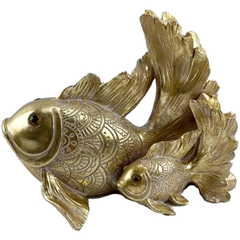 Σπίτι Αγαλματίδια και  Signes Grimalt Adorno Desktop Ψάρι Gold