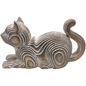 Σπίτι Αγαλματίδια και  Signes Grimalt Σχήμα Γάτας Brown