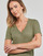 Υφασμάτινα Γυναίκα T-shirt με κοντά μανίκια Only ONLTANJA S/S SHINE TOP JRS Beige