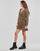 Υφασμάτινα Γυναίκα Κοντά Φορέματα Only ONLKACEY FR L/S WRAP DRESS PTM Brown