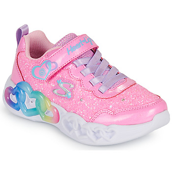 Παπούτσια Κορίτσι Χαμηλά Sneakers Skechers INFINITE HEART LIGHTS Ροζ / Led