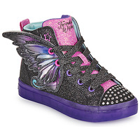 Παπούτσια Κορίτσι Ψηλά Sneakers Skechers TWI-LITES 2.0 Black / Ροζ