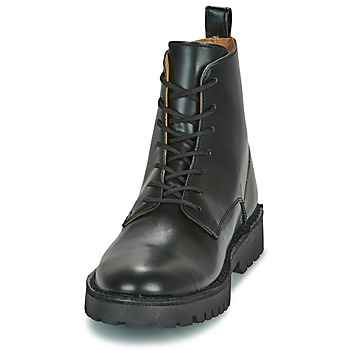 Selected SLHRICKY LEATHER LACE-UP BOOT Black