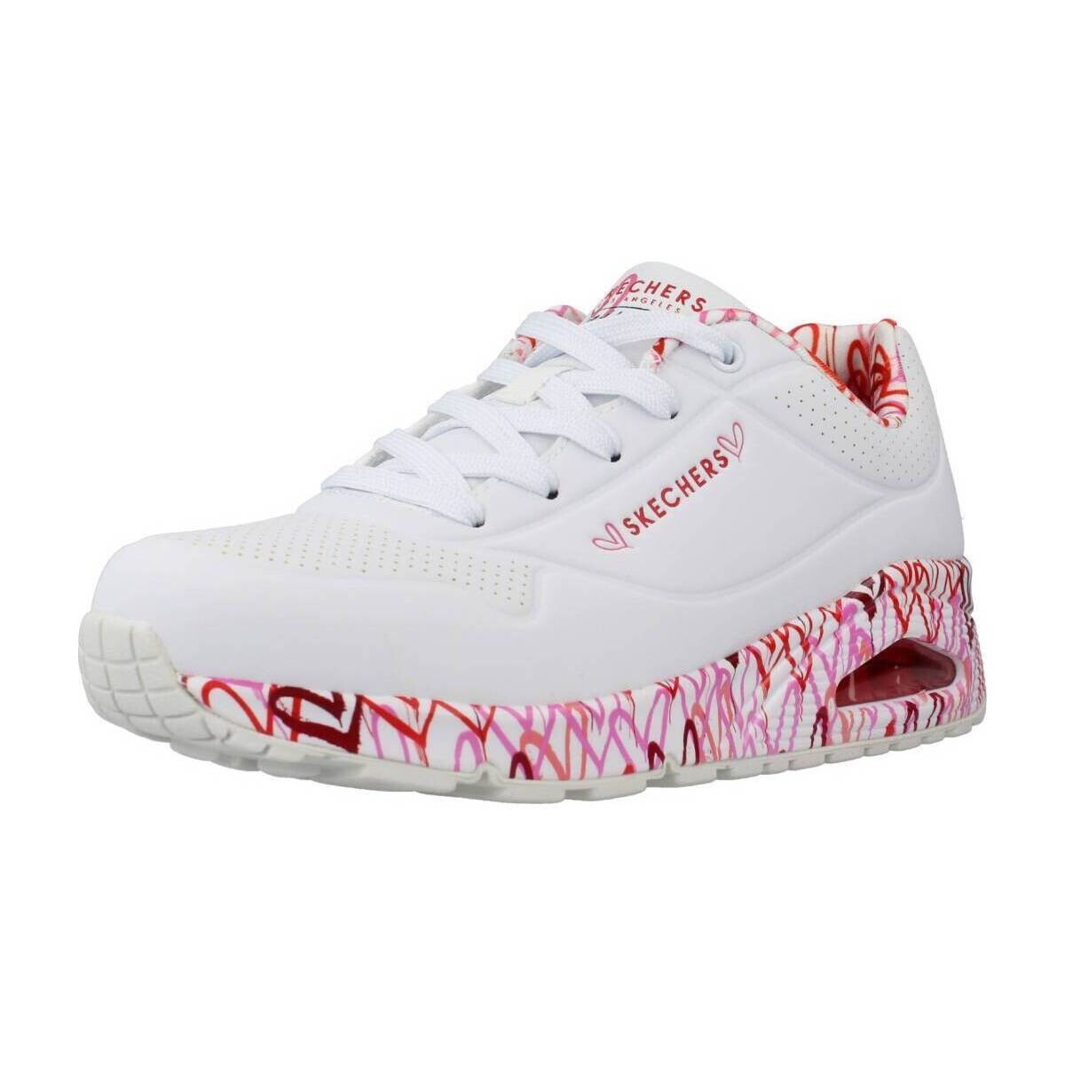 Παπούτσια Sneakers Skechers UNO - LOVING LOVE Άσπρο