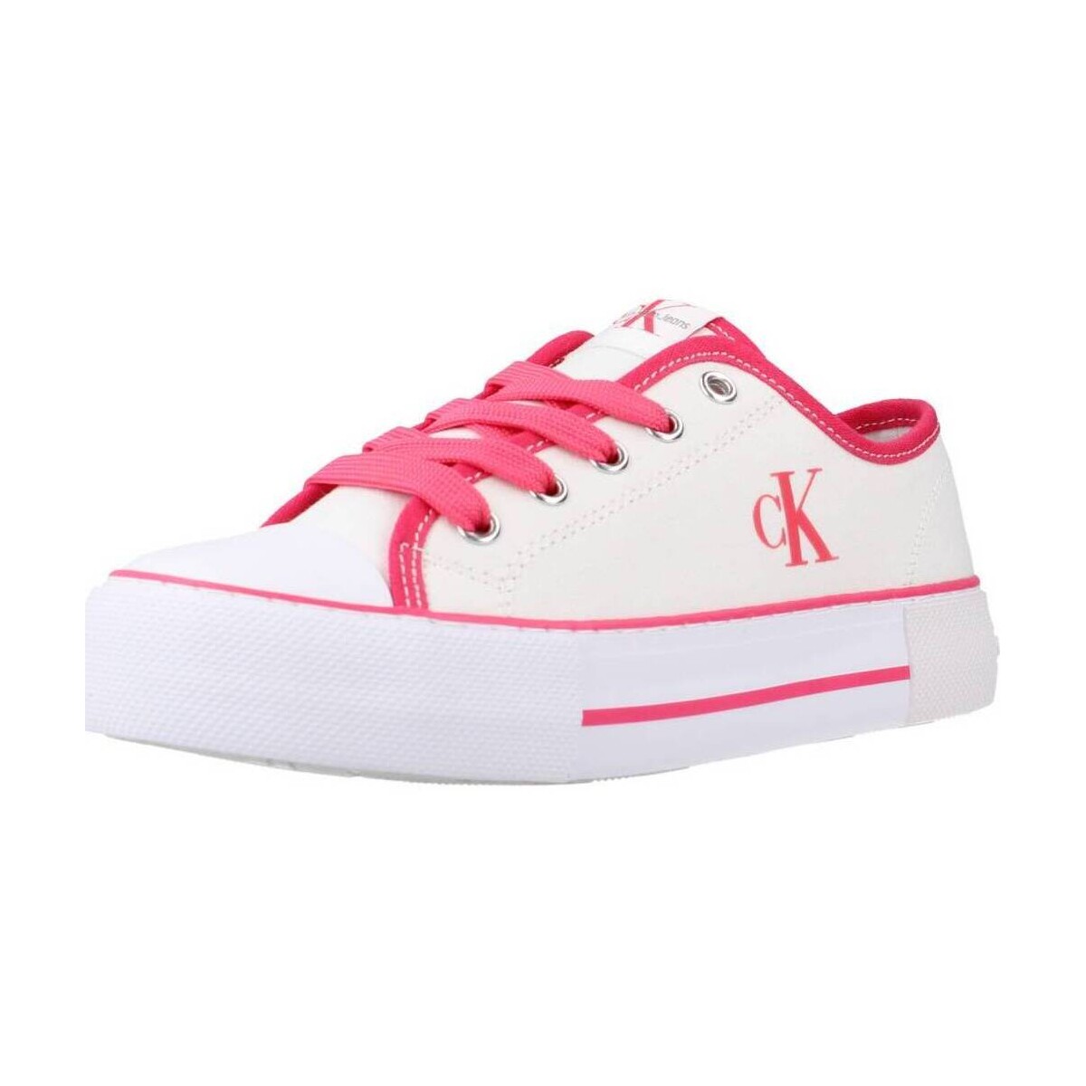 Παπούτσια Κορίτσι Χαμηλά Sneakers Calvin Klein Jeans V3A980483 Άσπρο