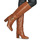 Παπούτσια Γυναίκα Μπότες για την πόλη MICHAEL Michael Kors HAMILTON HEELED BOOT Cognac