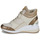 Παπούτσια Γυναίκα Ψηλά Sneakers MICHAEL Michael Kors GENTRY HIGH TOP Beige / Gold