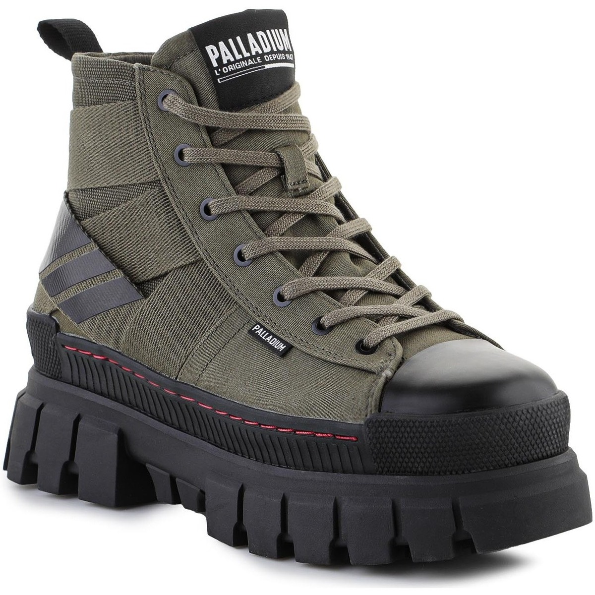 Ψηλά Sneakers Palladium Revolt HI Army 98579-309-M