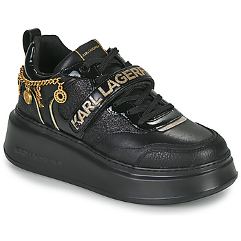 Παπούτσια Γυναίκα Χαμηλά Sneakers Karl Lagerfeld ANAKAPRI Karl Charms Lo Lace Black / Gold