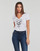Υφασμάτινα Γυναίκα T-shirt με κοντά μανίκια Ikks BX10575 Άσπρο