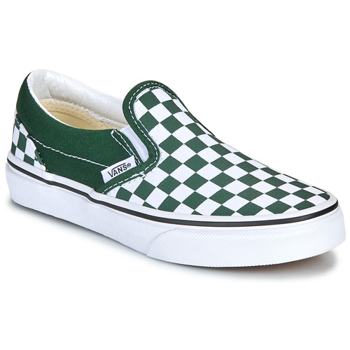 Παπούτσια Παιδί Slip on Vans UY Classic Slip-On Green / Άσπρο